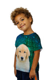 Kids Golden Retriever Cute Puppy