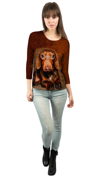Dachshund Cuteness&nbsp;Womens 3/4 Sleeve