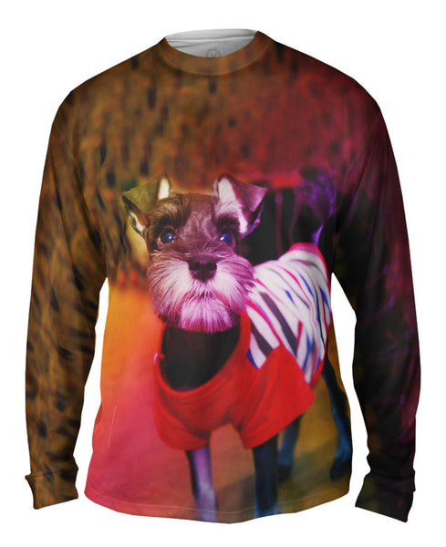 Miniature Schnauzer Sweater&nbsp;Mens Long Sleeve