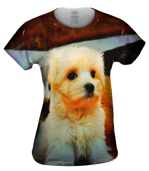 Maltese Table Puppy&nbsp;Womens Top