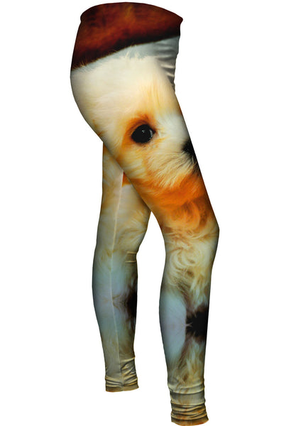 Maltese Table Puppy&nbsp;Womens Leggings