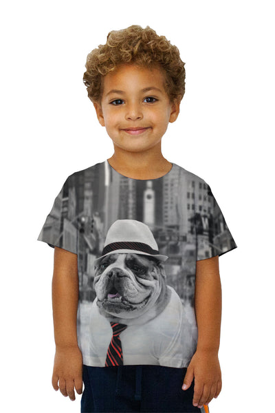 Kids City Tie Bulldog Kids T-Shirt