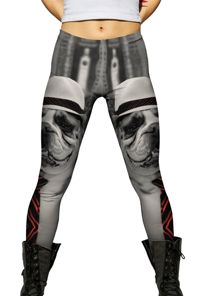 City Tie Bulldog Womens Leggings