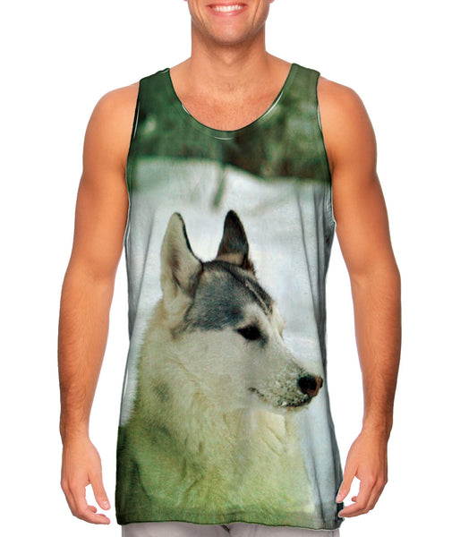 Siberian Husky Snow&nbsp;Mens Tank Top