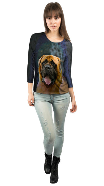 English Mastiff Joy&nbsp;Womens 3/4 Sleeve