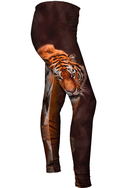 Tiger Half Skin Womens Leggings