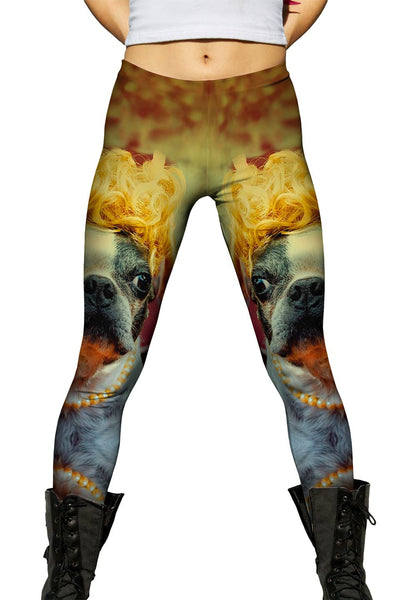 Wig Pug&nbsp;Womens Leggings
