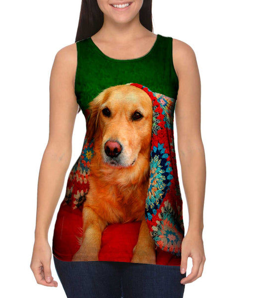 Golden Retriever Blanket&nbsp;Womens Tank Top