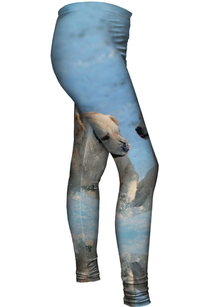 Golden Retriever Pup Fun&nbsp;Womens Leggings