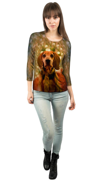 Beagle New Year&nbsp;Womens 3/4 Sleeve