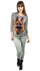 Happy German Shepard