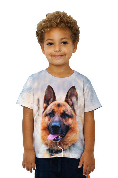 Kids Happy German Shepard&nbsp;Kids T-Shirt
