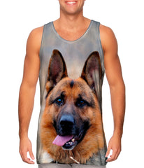 Happy German Shepard