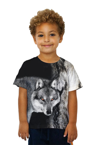 Kids Gray Wolf Half Skin