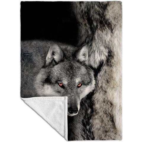 Gray Wolf Half Skin