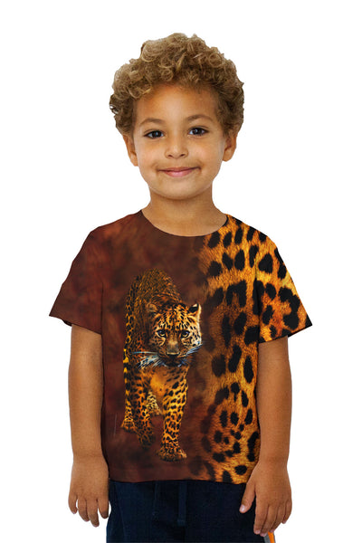 Kids Leopard Half Skin&nbsp;Kids T-Shirt
