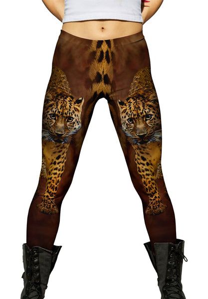 Leopard Half Skin&nbsp;Womens Leggings