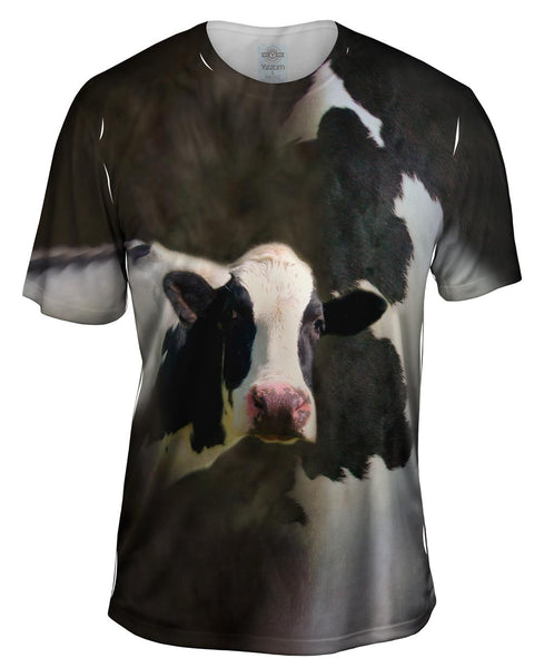 Cow Half Skin Mens T-Shirt
