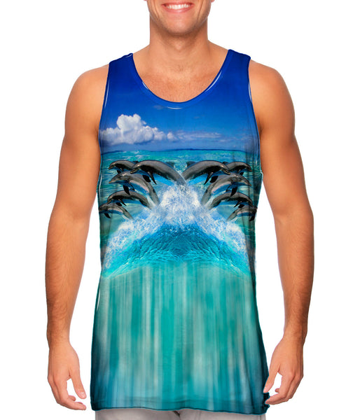 Dolphin Half Skin&nbsp;Mens Tank Top