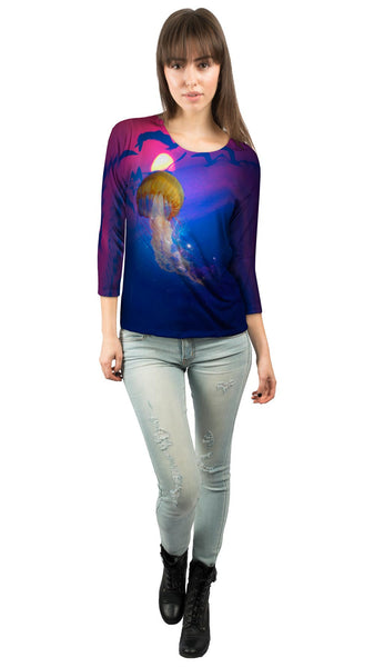 Jellyfish Seabird&nbsp;Womens 3/4 Sleeve