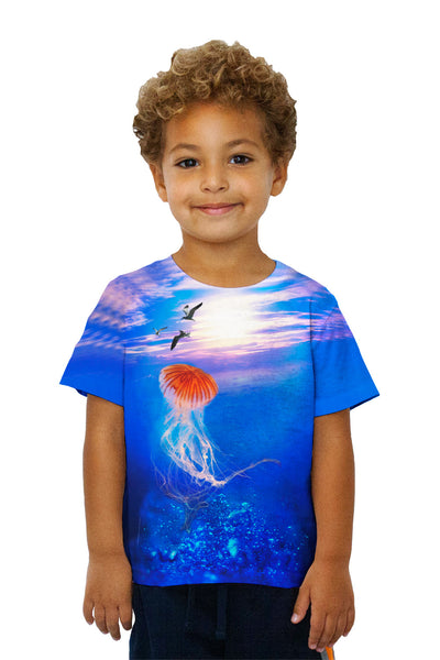 Kids Jellyfish Sky Kids T-Shirt