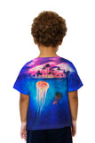 Kids Jellyfish Sky Palm Tree