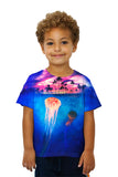 Kids Jellyfish Sky Palm Tree