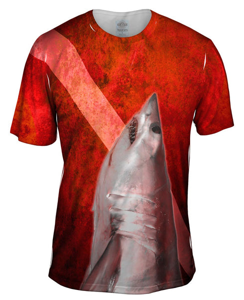 Diver Shark Mens T-Shirt