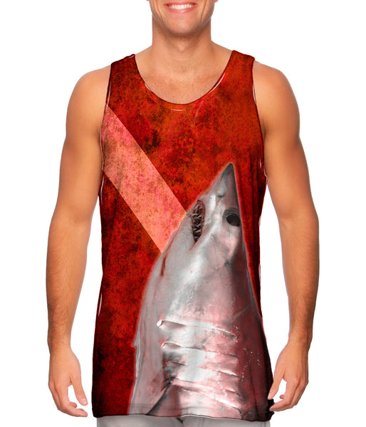 Diver Shark&nbsp;Mens Tank Top