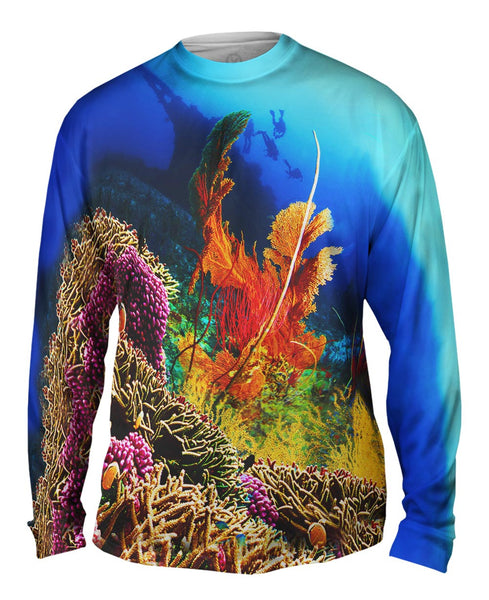 Coral Reef 001 Mens Long Sleeve