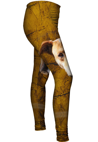 Brown Doggy Face&nbsp;Womens Leggings