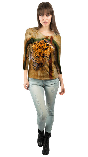 Leopard 005&nbsp;Womens 3/4 Sleeve