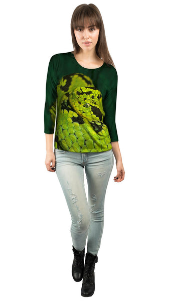 Snake 001&nbsp;Womens 3/4 Sleeve