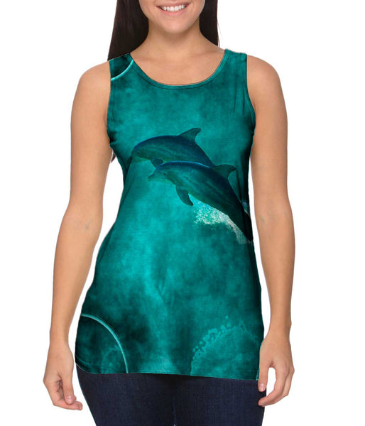 Dolphin 002&nbsp;Womens Tank Top