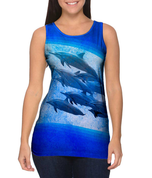 Dolphin 003&nbsp;Womens Tank Top