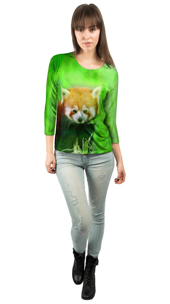 Red Panda&nbsp;Womens 3/4 Sleeve