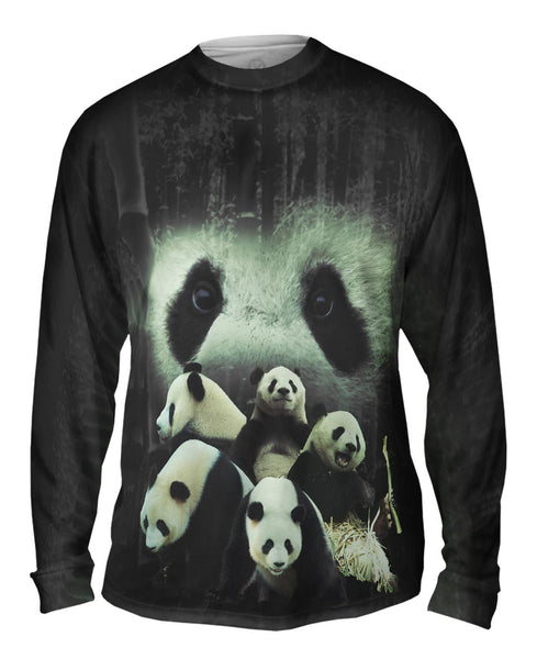 Panda 004 Mens Long Sleeve