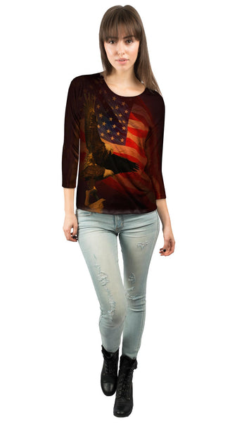 American Flight&nbsp;Womens 3/4 Sleeve