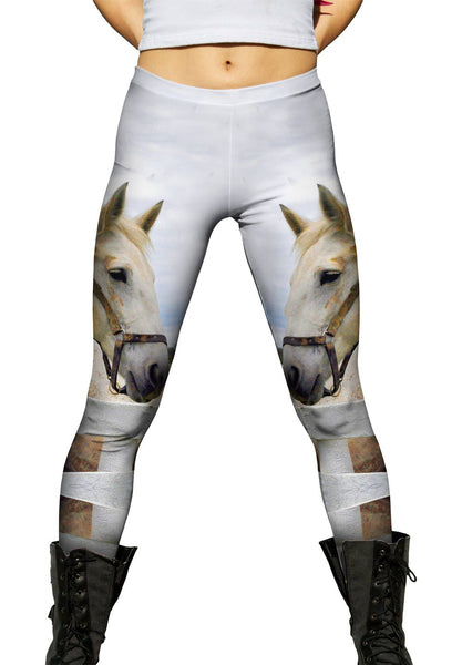 Yellow Mane Horse&nbsp;Womens Leggings
