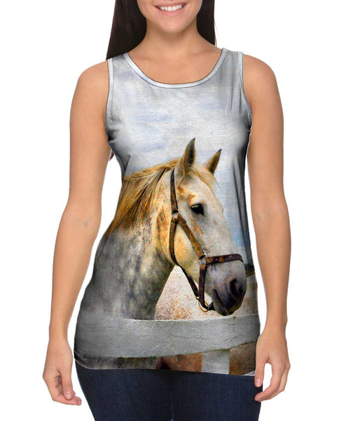 Yellow Mane Horse&nbsp;Womens Tank Top