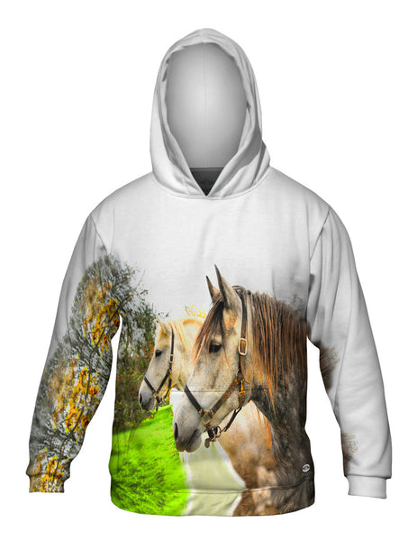 Horse Profile Mens Hoodie Sweater