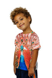 Kids Peacock In Full Bloom