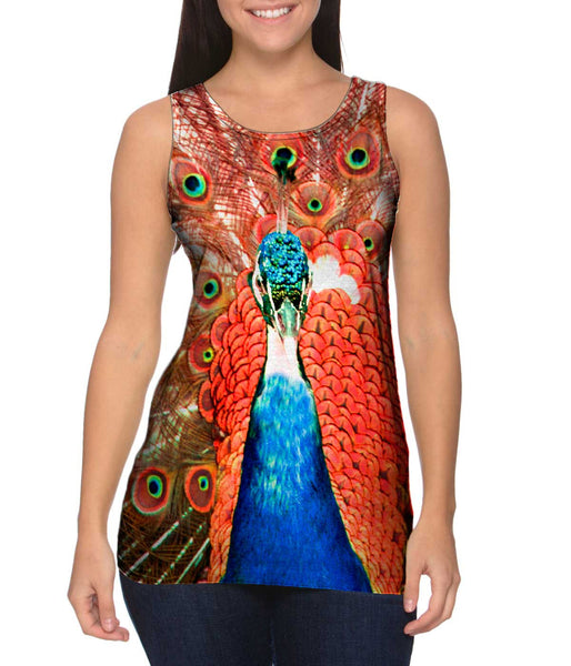 Peacock In Full Bloom&nbsp;Womens Tank Top