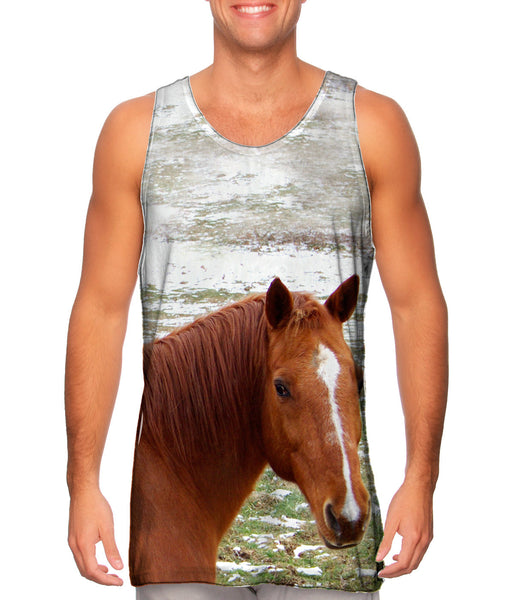Horse Looking Back&nbsp;Mens Tank Top