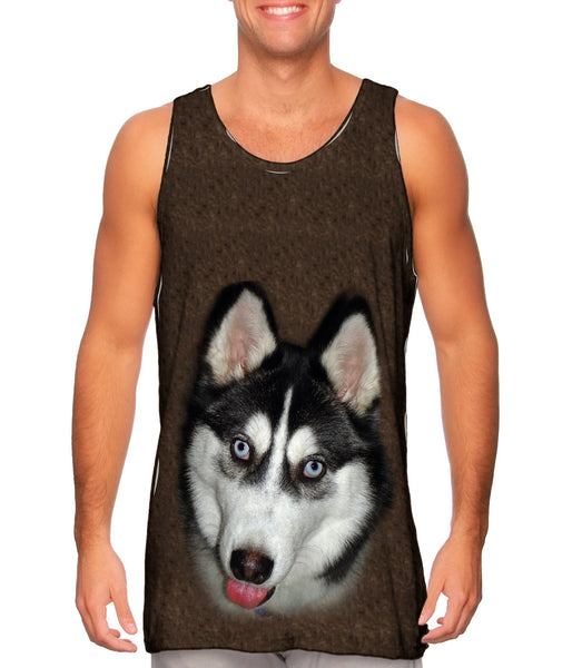 Love You Husky&nbsp;Mens Tank Top