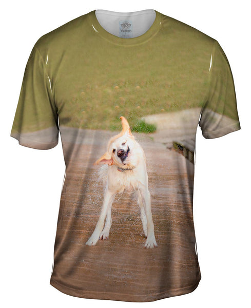 Labrador Water Shake Mens T-Shirt