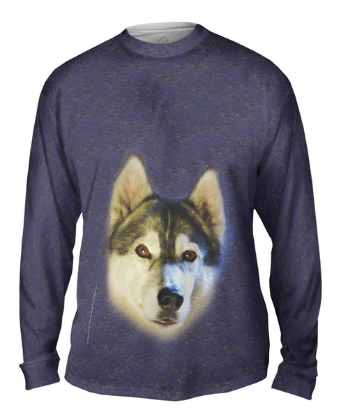 Portrait Husky&nbsp;Mens Long Sleeve