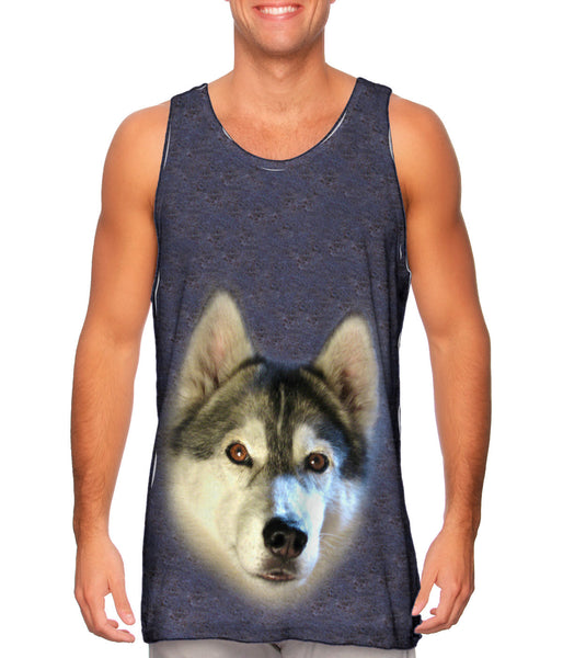Portrait Husky&nbsp;Mens Tank Top