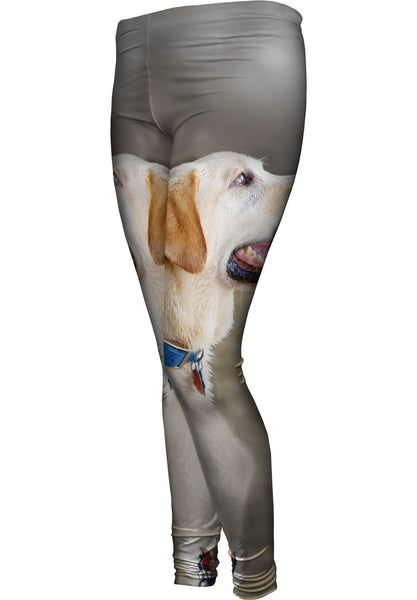 Doggy Looks Up Womens Leggings