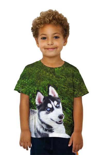 Kids Smiling Husky&nbsp;Kids T-Shirt